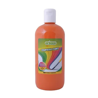 Farba Tempera Cricco 500ml Pomarańczowa