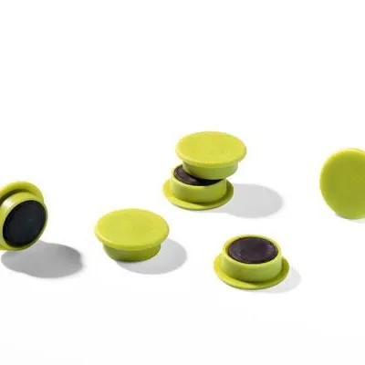 Magnesy Do Tablic 21mm 20szt. Żółty /Durable 475204