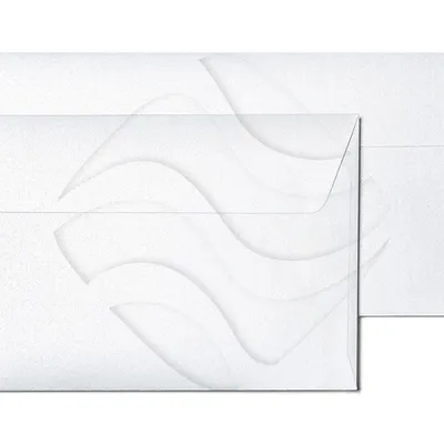 Koperta Ozdobna Millenium 120g 70x110mm 10szt. Biały /Argo 282401