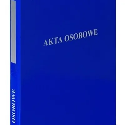 Teczka/Segregator Akta Osobowe A4/20/2R Niebieskie /Vaupe