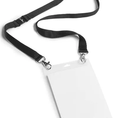 Identyfikator A6 z Taśmą Tekstylną Przezroczysty A'10 /Durable 852501