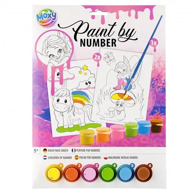 Malowanie Po Numerach 23x31 Jednorożec/Wróżka