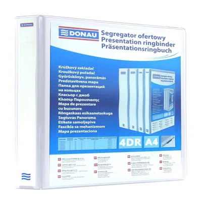 Segregator Ofertowy Donau PP A4/4Rd/65 Biały