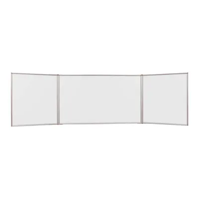Tablica Tryptyk Suchościeralna Magnetyczna Biała Rama Aluminiowa Prestige 120x90 cm /Memobe