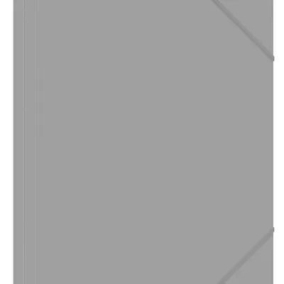 Teczka Z Gumką Office Products A4 PP 500 mikr. 3-Skrz. Szara