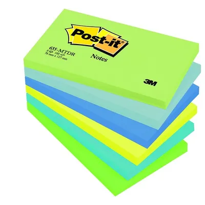 Bloczek Samoprzylepny 127x76 6x100szt. 655-MTDR Marzycielska /Post-It