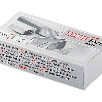 Zszywki Novus 24/6 DIN Super 1000szt. 040-0026