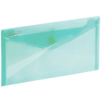 Koperta na zatrzask ZP-046-DL 225x124mm Zielona /Grand