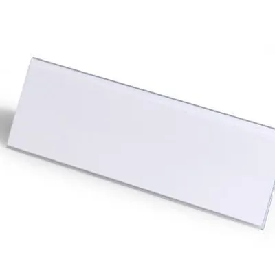 Identyfikator Stołowy Akrylowy 61/122x210mm 25szt. Przezroczysty /Durable 805219