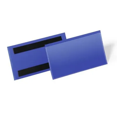 Magnetyczna Kieszeń Magazynowa 150x67 mm 50 szt. Granatowa /Durable 174207