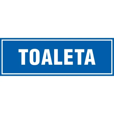 Znak TDC Toaleta /TDC
