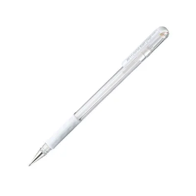 Długopis Żel Pentel Hybrid K118 0.8mm Biały