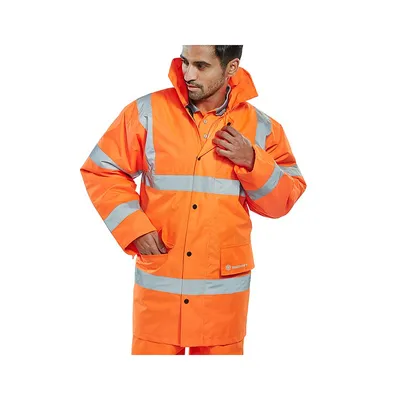 Kurtka Ostrzegawcza Beeswift Constructor Rozm. 3XL Pomarańczowa /BEESWIFT