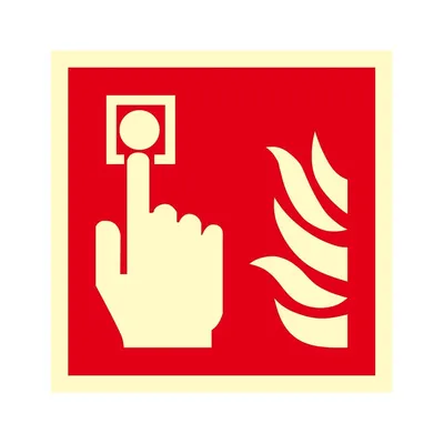 Znak TDC Alarm Pożarowy /TDC