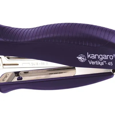 Zszywacz Kangaro Vertika-45+Zszywki Zszywa Do 30 Kartek Blister Mix Kolorów