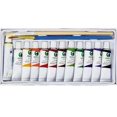 Farby akwarelowe E 1325 – 12 kol. Maries 5 ml