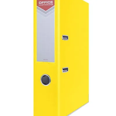 Segregator A4/75 Officer Żółty Okuty /Office Products