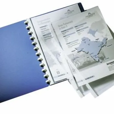 Wkład do Albumu Ofertowego Duralook Cover 10 Kieszeni Przezroczysty /Durable 242819