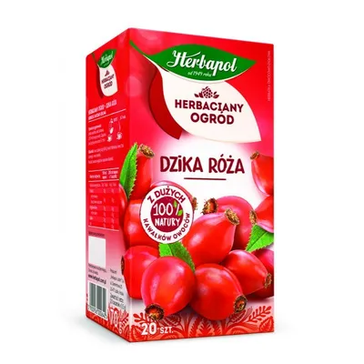 Herbata Herbapol Herbaciany Ogród 20 Torebek Dzika Róża
