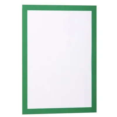 Samoprzylepna Ramka Magnetyczna Duraframe A4 2szt. Zielona /Durable 487205