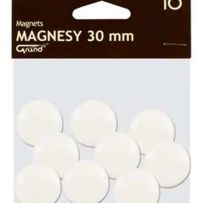 Magnes 30mm GRAND biały