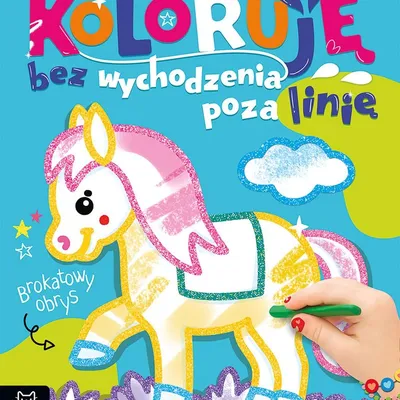 Malowanka 200x240 Wypukłe Kontury Brokat /Aksjomat
