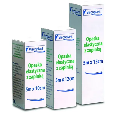 Opaska Elastyczna Z Zapinką Viscoplast 8Cm 5M