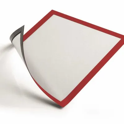 Ramka Magnetyczna Duraframe Magnetic A3 5szt. Czerwona /Durable 486803