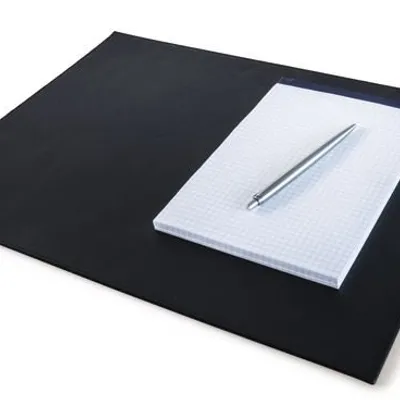 Podkładka Na Biurko Ze Skóry 300x420mm Czarna /Durable 730401