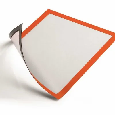 Ramka Magnetyczna Duraframe Magnetic A4 5szt. Pomarańczowa /Durable 486909