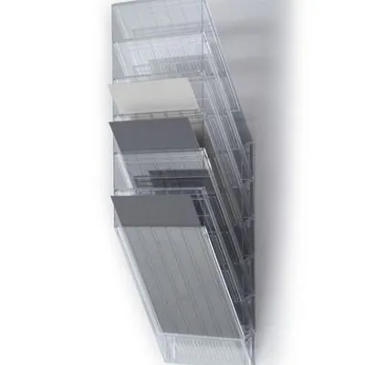 Pojemniki Na Dokumenty FlexiBoxx A4 Pionowe 6szt. Przezroczyste /Durable 1709760400