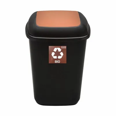 Kosz na Śmieci Quatro 28L Brązowy BIO / Plafor