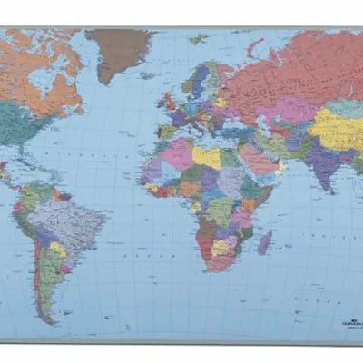 Podkładka Na Biurko z Mapą Świata 400x530mm /Durable 721119