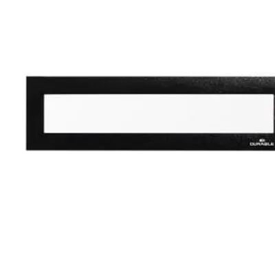 Magnetyczna Ramka Informacyjna do Nagłówków Duraframe Magnetic Top A4 5 szt. Czarna /Durable 498601