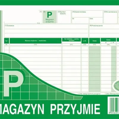 Magazyn Przyjmie P A5 Wielok. Poziom 372-3 /MiP