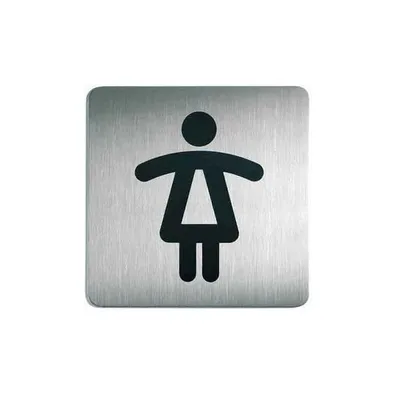 Tabliczka Picto Wc Panie Srebrny 495623 /Durable (wyprzedaż)