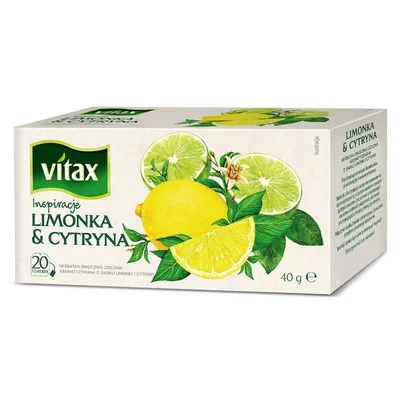 Herbata Vitax Inspirations Limonka Z Cytryną 20 Torebek