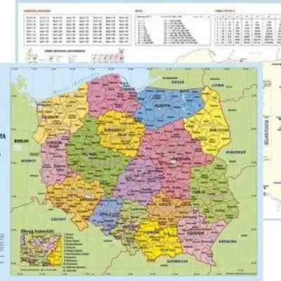 Podkładka Mapa Polski /Kreska