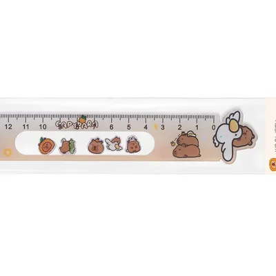 Linijka 15cm Kapibara Beżowa /DpCraft