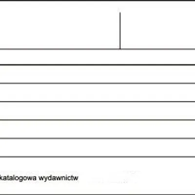 Karta Katalogowa Wydawnictw B-144 50szt. /W-X