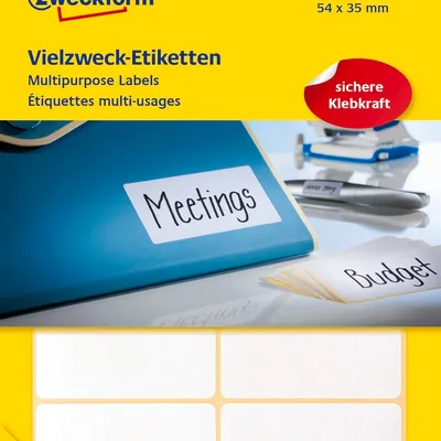 Minietykiety samoprzylepne do opisu ręcznego Avery 54x35 A'224 No.3337