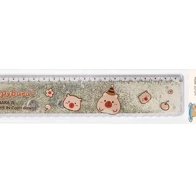 Linijka 20cm Kapibara Srebrna /DpCraft