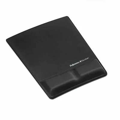 Podkładka pod Mysz i Nadgarstek Health-V Microban 9181201 Czarna /Fellowes