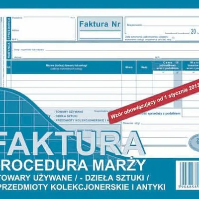 Faktura A5 Marża Oryg.+1k Poziom 195-3E /MiP