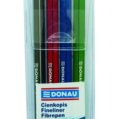 Cienkopis Donau D-Fine 04 mm 4 Szt. Mix Kolorów