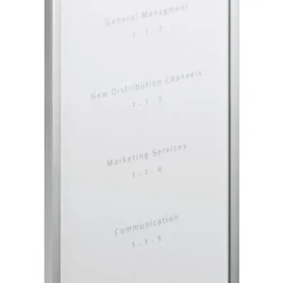 Tabliczka Przydrzwiowa Info Sign 149x297mm Srebrna /Durable 480423