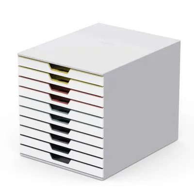 Pojemnik z 10 Kolorowymi Szufladkami VariColor /Durable 763027