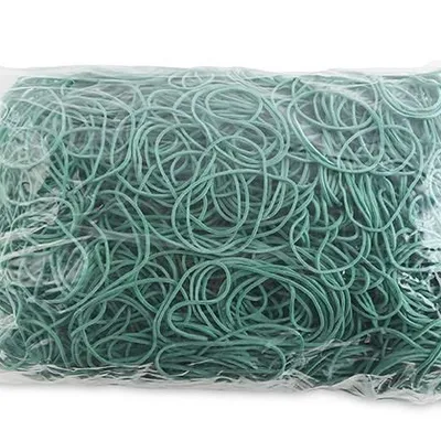 Gumki Recepturki Office Products Średnica 50mm 15X15mm 60% Kauczuku 1000G Zgrzewka Zielone