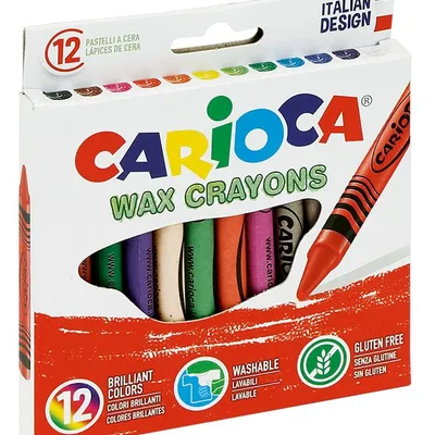 Kredki CARIOCA świecowe 12 kol. (42365)