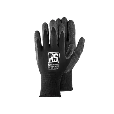 Rękawice Dziane RS Safe Tec Black Rozm. 11 Czarne /RS-Schutz